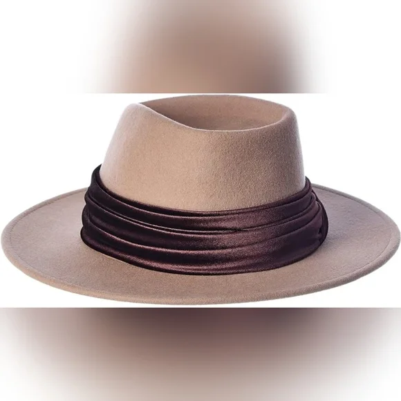 EUGENIA KIM Wool Fedora Hat NWT - Picture 2 of 4